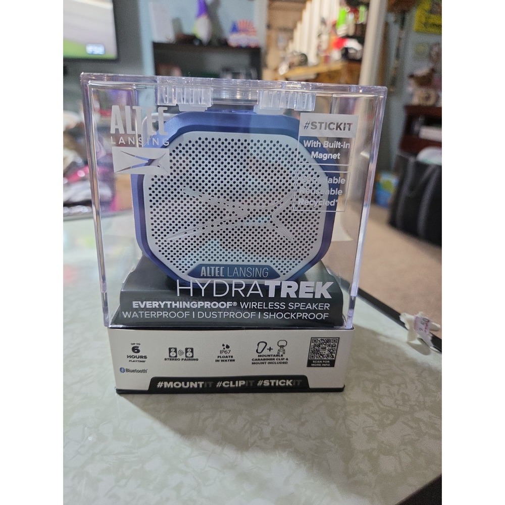 Altec Lansing HYDRATREK Magnetic Bluetooth Speaker, Waterproof IP67, Portable